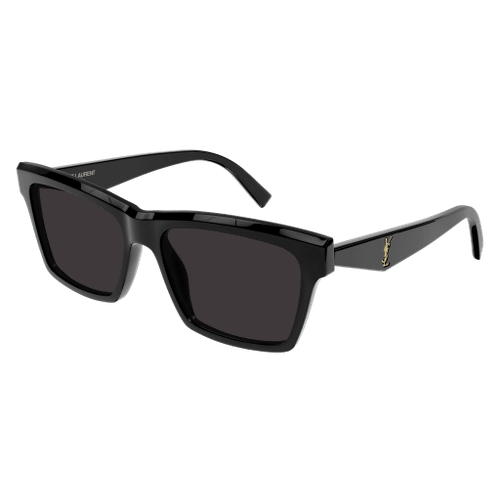 SAINT LAURENT SL M104 004 Black Grey Polarized Unisex 56 mm Sunglasses