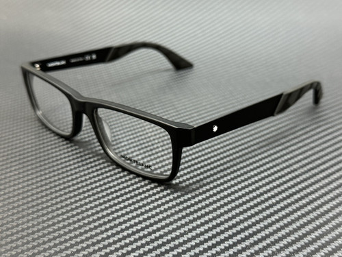 MONT BLANC MB0301O 001 Matte Black Men's Medium 54 mm Eyeglasses