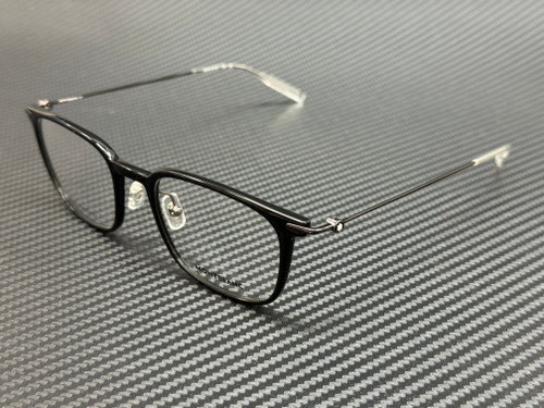 MONT BLANC MB0100O 005 Black Men's Extra Large 52 mm Eyeglasses