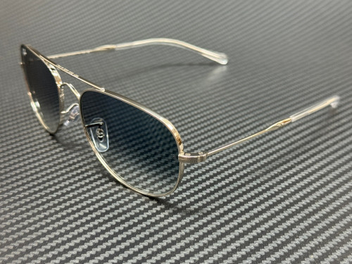 RAY BAN RB3735 003 3F Silver Gradient Blue Unisex 57 mm Sunglasses