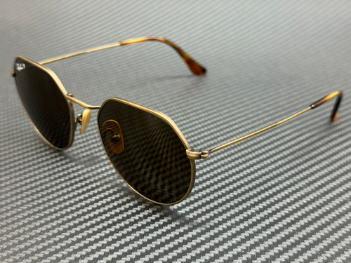 RAY BAN RB8165 920757 Matte Brown Polarized Titanium 53 mm Unisex Sunglasses