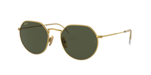 RAY BAN RB8165 921631 Legend Gold Green Titanium Unisex 51 mm Sunglasses