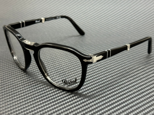 PERSOL PO3345V 95 Black Unisex 52 mm Eyeglasses