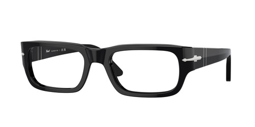 PERSOL PO3347V 95 Shiny Black 55 mm Eyeglasses