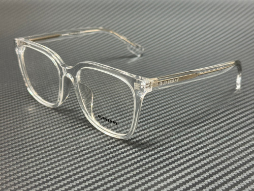 BURBERRY BE2361D 3024 Transparent Silver Men's 53 mm Eyeglasses