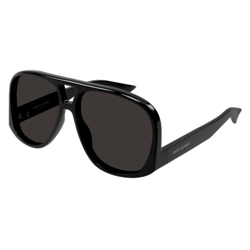 SAINT LAURENT SL 652 SOLACE 001 Black Grey Unisex 59 mm Sunglasses
