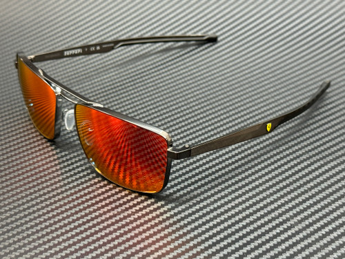 FERRARI FZ5001 109 6Q Gunmetal Mirrored Red Men's 60 mm Sunglasses