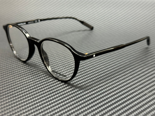 MONT BLANC MB0291O 001 Black Men's Medium 50 mm Eyeglasses