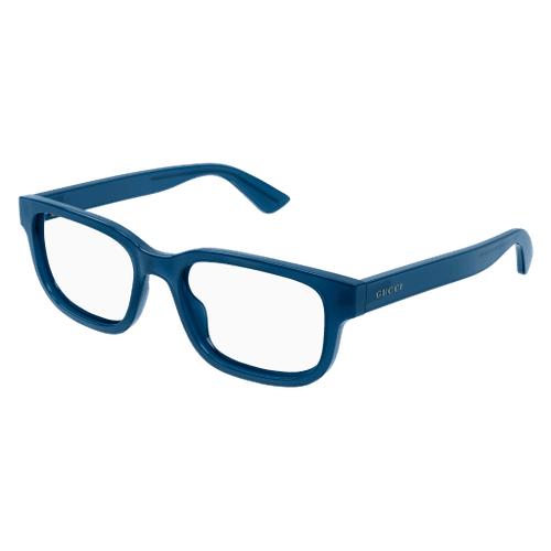 GUCCI GG1584O 003 Blue Transparent Men's Medium 53 mm Eyeglasses