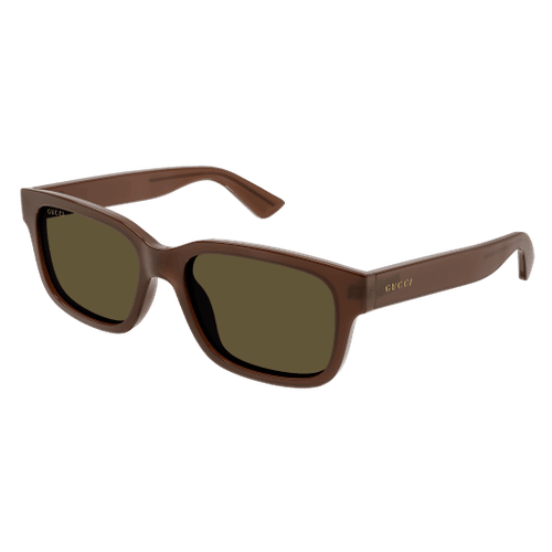 GUCCI GG1583S 004 Brown Transparent Men's Large 56 mm Sunglasses