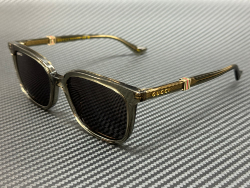 GUCCI GG1493S 003 Brown Grey Men's Large 54 mm Sunglasses