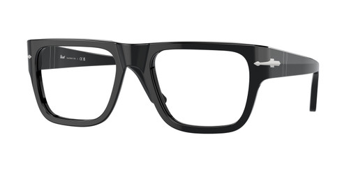 PERSOL PO3348V 95 Black Unisex 53 mm Eyeglasses