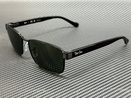 RAY BAN RB3750 002 31 Black Green Unisex 62 mm Sunglasses
