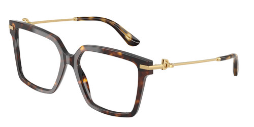 DOLCE & GABBANA DG3397 502 Havana Brown Women's 56 mm Eyeglasses
