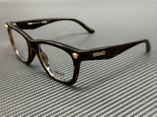 VERSACE VE3363U 108 Havana Brown Men's 52 mm Eyeglasses