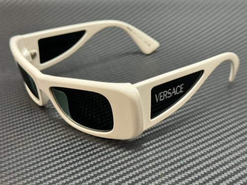 VERSACE VE4481 314 87 White Grey Women's 54 mm Sunglasses