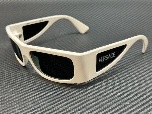 VERSACE VE4482 314 87 White Grey Men's 57 mm Sunglasses