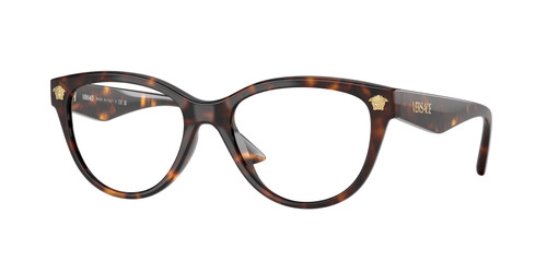 VERSACE VE3365U 108 Brown Havana Women's 54 mm Eyeglasses