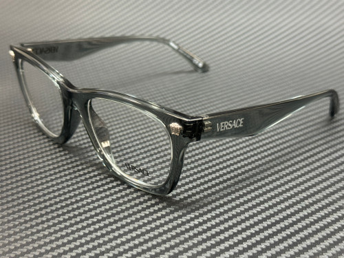 VERSACE VE3363U 5496 Grey Transparent Men's 52 mm Eyeglasses