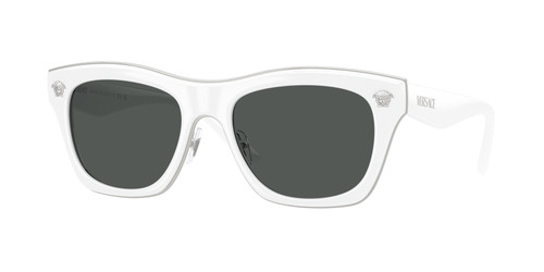 VERSACE VE2272 314 87 White Grey Men's 53 mm Sunglasses