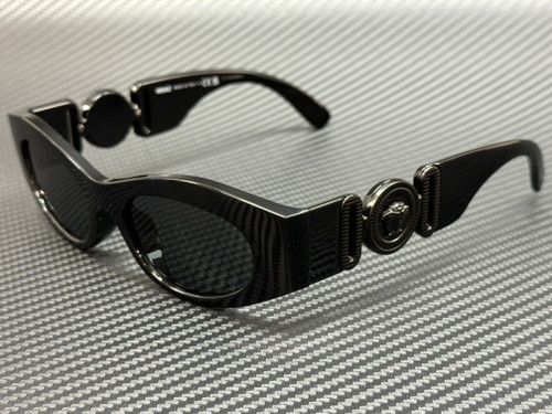 VERSACE VE4480U 536087 Black Grey Women's 51 mm Sunglasses