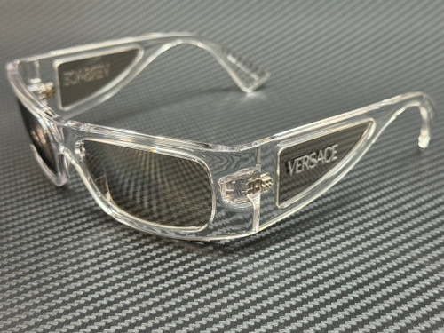 VERSACE VE4482 148 8V Crystal Silver Mirror 57 mm Sunglasses