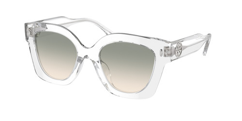 TORY BURCH TY7201U 19842C Clear Brown Gradient Women's 49 mm Sunglasses