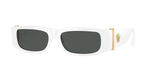 VERSACE VE4476U 545987 White Grey Men's 55 mm Sunglasses