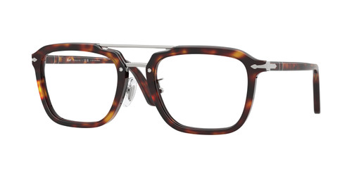 PERSOL PO0204V 24 Havana Brown Unisex 54 mm Eyeglasses