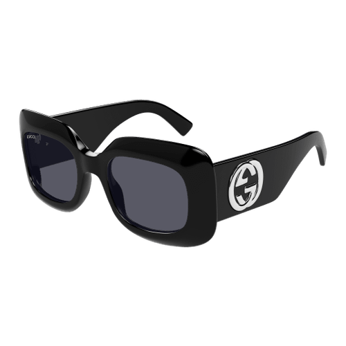 GUCCI GG1695S 001 Black Grey Women's 51 mm Medium Sunglasses