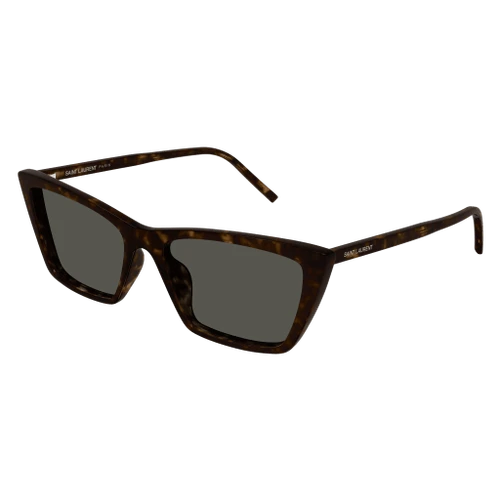 SAINT LAURENT SL 737 MICA THIN 002 Havana Grey Women's 54 mm Sunglasses