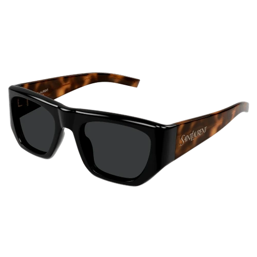 SAINT LAURENT SL 740 004 Black Grey Women's 52 mm Medium Sunglasses