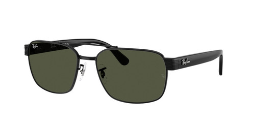 RAY BAN RB3751 002 31 Black Green Unisex 61 mm Sunglasses