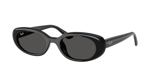 RAY BAN RB4441D 667787 Black Grey Unisex 53 mm Sunglasses