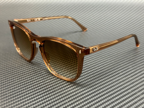 RAY BAN RB2210 676451 Transparent Brown Unisex 53 mm Sunglasses