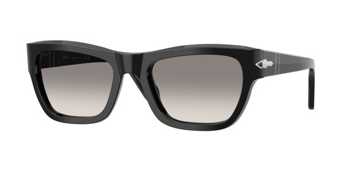 PERSOL PO0091S 95 32 Black Grey Gradient Unisex 56 mm Sunglasses