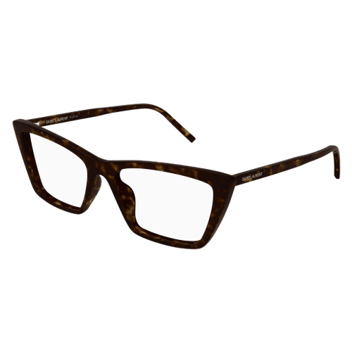 SAINT LAURENT SL 737 MICA THIN OPT 002 Brown Havana Women's 54 mm Eyeglasses