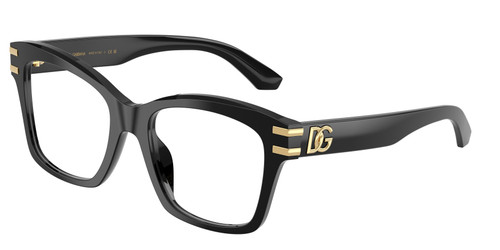 DOLCE & GABBANA DG3419 501 Black Gold Women's 54 mm Eyeglasses
