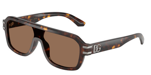 DOLCE & GABBANA DG4507 502 73 Havana Brown Men's 65 mm Sunglasses