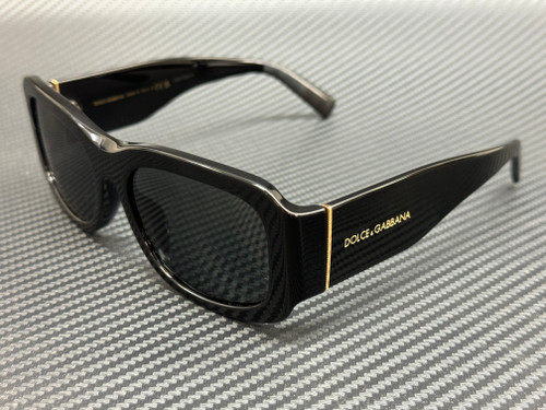 DOLCE & GABBANA DG4503 501 87 Black Grey Men's 57 mm Sunglasses