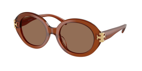 TORY BURCH TY7210U 317673 Opal Brown Women's 52 mm Sunglasses