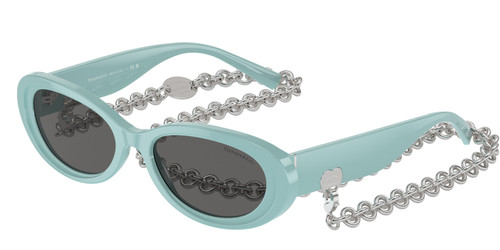 TIFFANY TF4221 8388S4 Tiffany Blue Grey Women's 54 mm Sunglasses
