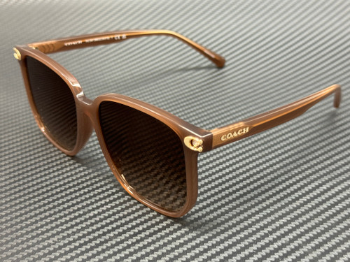 COACH HC8413BD 580874 Milky Brown Gradient Women's 58 mm Sunglasses