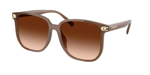COACH HC8413BD 580874 Milky Brown Gradient Women's 58 mm Sunglasses