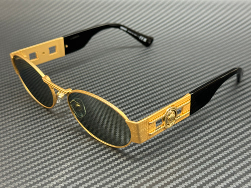VERSACE VE2264 100230 Gold Silver Unisex 56 mm Sunglasses