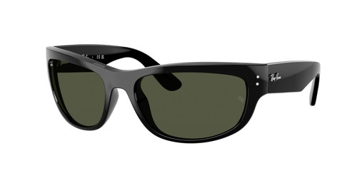 RAY BAN RB2289 901 31 Black Green Mega Balorama Unisex 60 mm Sunglasses