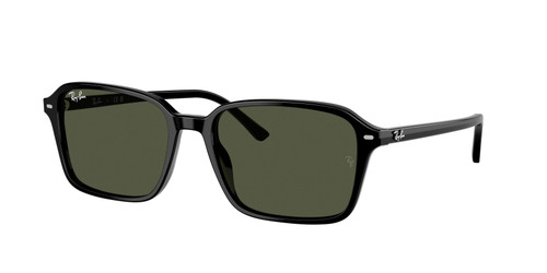 RAY BAN RB2231 901 31 RAIMOND Black Green Unisex 56 mm Sunglasses