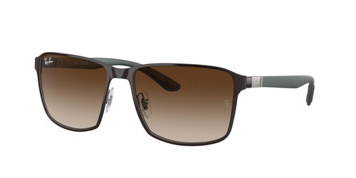 RAY BAN RB3721 188 13 Brown Gradient Unisex 59 mm Sunglasses