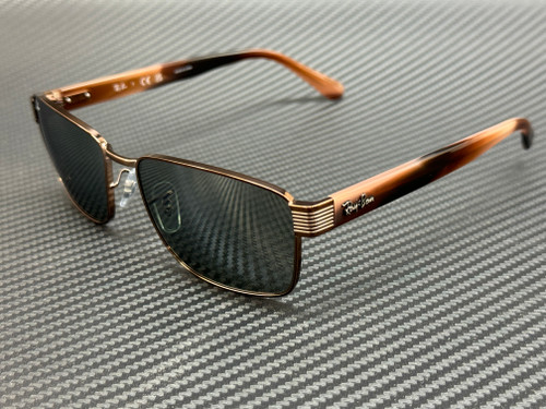 RAY BAN RB3750 925940 Copper Green Mirror Unisex 59 mm Sunglasses