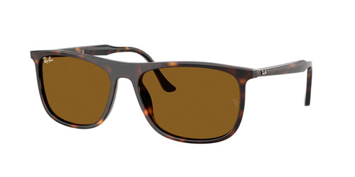 RAY BAN RB2216 902 33 Havana Brown Unisex 61 mm Sunglasses
